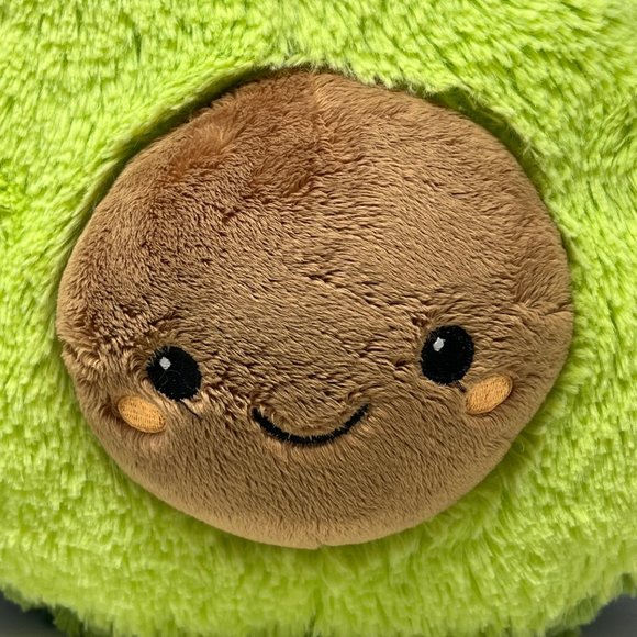 Squishable Comfort Food Avocado Plush Green Smiling 16" Tall NWT - Picture 6 of 8
